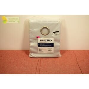 Sun Zero 54x63" Blackout Kenneth Energy Saving Grommet Curtain Panel